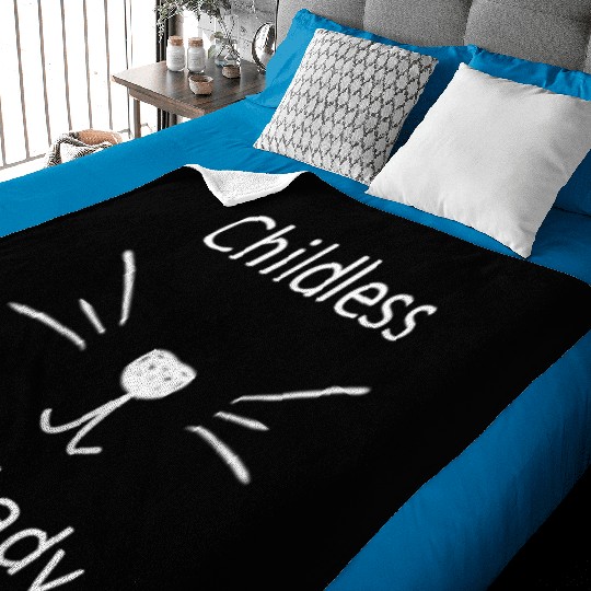 "Childless Cat Lady" Kamala Harris 2024 Baby Blankets