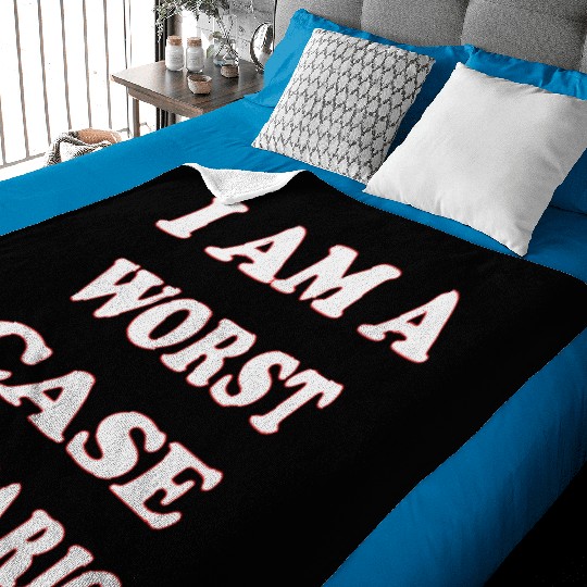 I Am A Worst Case Scenario LIKE US ON FACEBOOK Baby Blankets