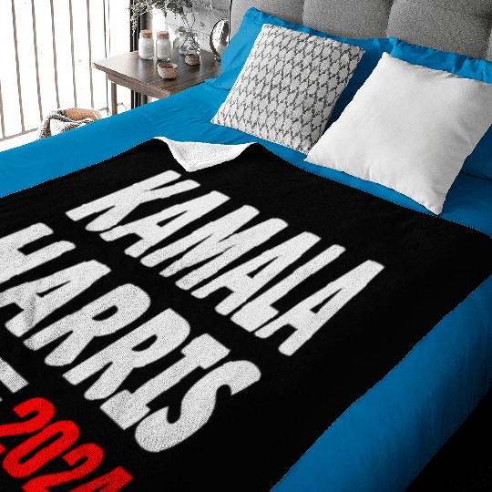 Kamala Harris 2024 for President Baby Blankets