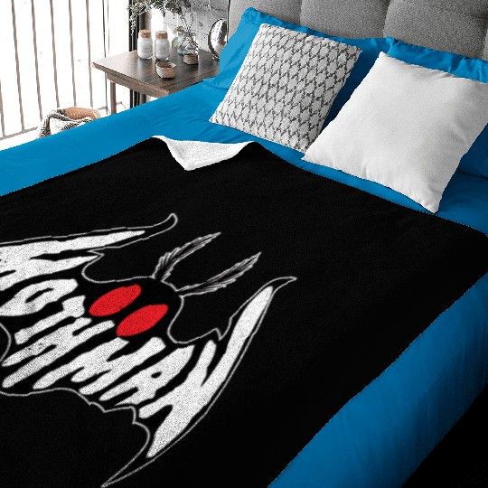 Mothman Monster Creepy Cryptid Baby Blankets
