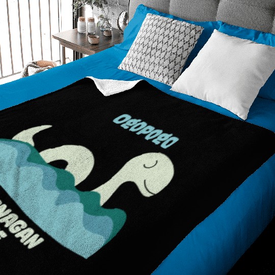 Ogopogo Okanagan Lake Monster Cryptid Baby Blankets