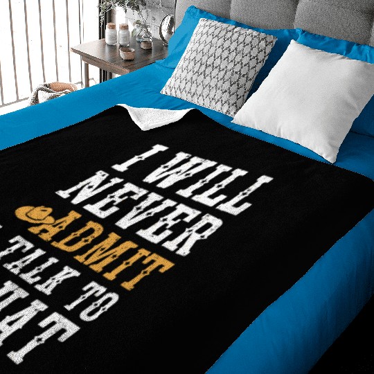 Cowboy Lifestyle Western Theme with Horses and Baby Blankets