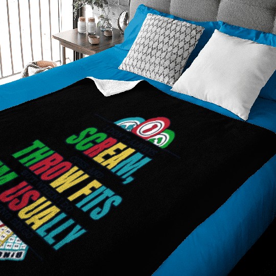 Don't Always Scream Daubers Professional Caller Baby Blankets