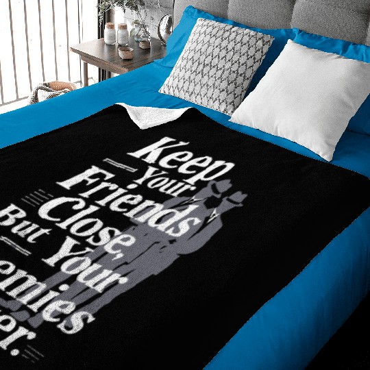 Mobster Gangster Mafia Organized Crime Boss Baby Blankets