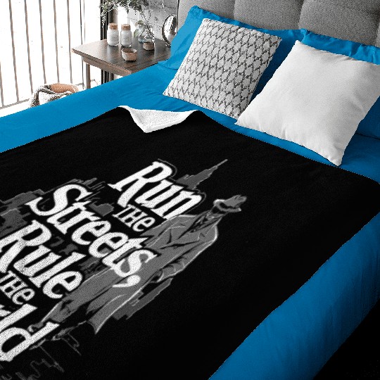 Mobster Gangster Mafia Organized Crime Boss Baby Blankets