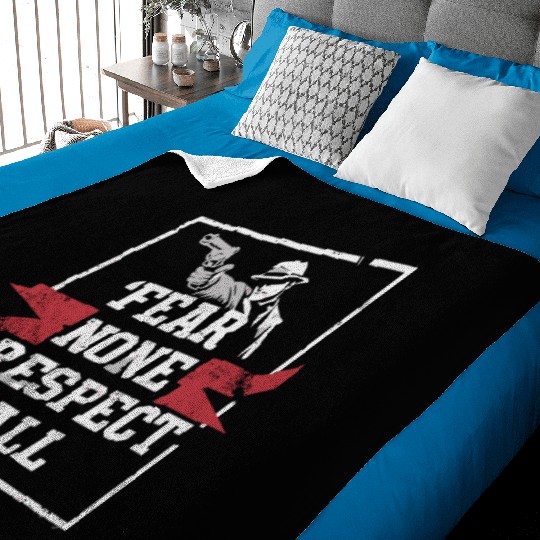 Mobster Gangster Mafia Organized Crime Boss Baby Blankets