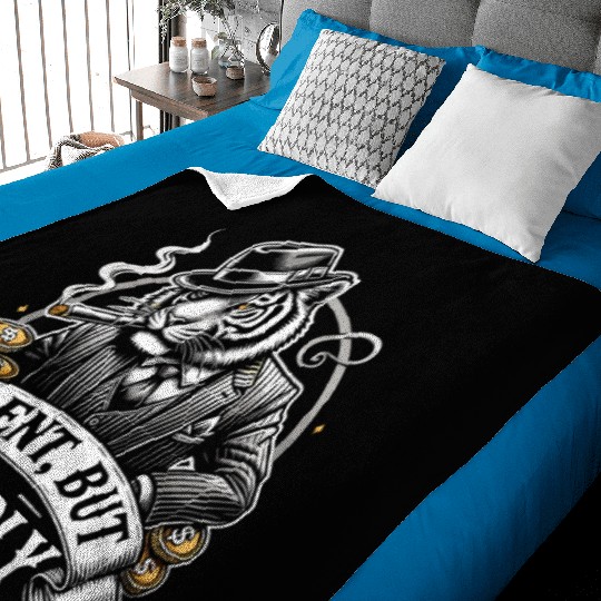 Mobster Gangster Mafia Organized Crime Boss Baby Blankets