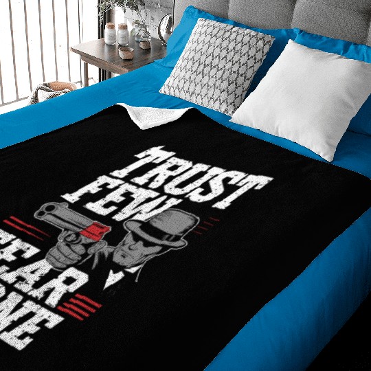 Mobster Gangster Mafia Organized Crime Boss Baby Blankets