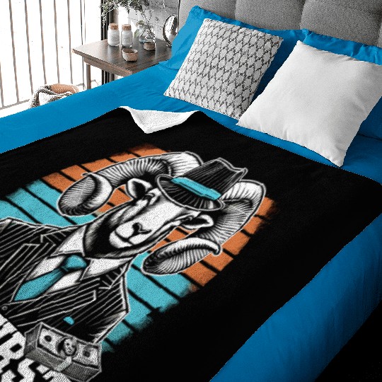 Mobster Gangster Mafia Organized Crime Boss Baby Blankets