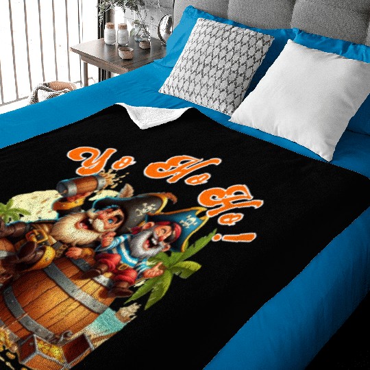 Pirate Rum Baby Blankets