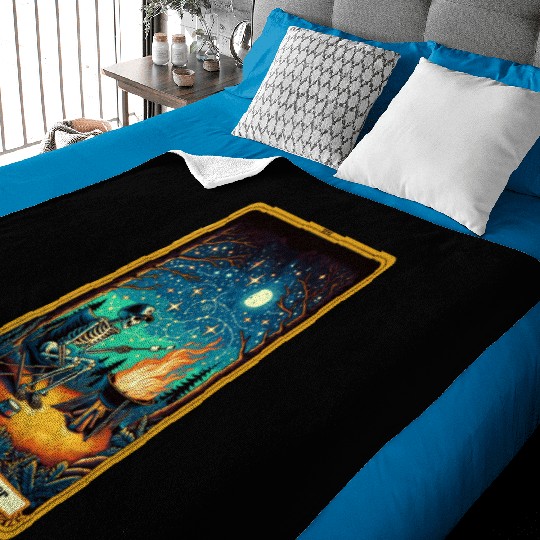 The Happy Camper Tarot Baby Blankets