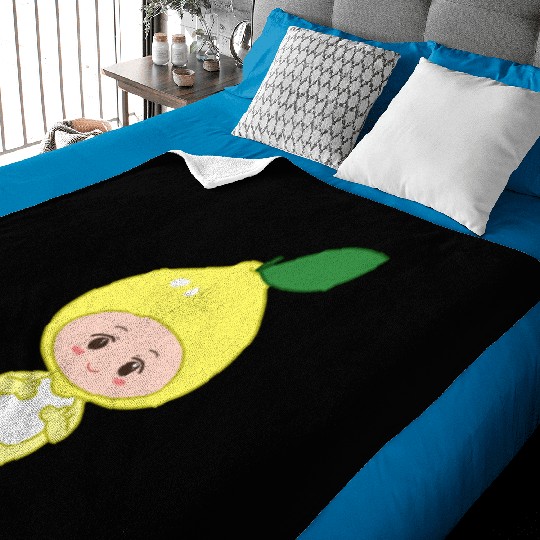 back to school Lemon Baby Blankets