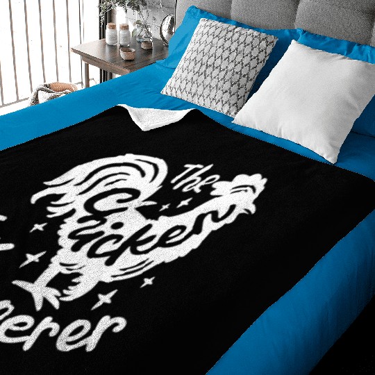 The Chicken Whisperer Funny Chicken Lover Farming Baby Blankets