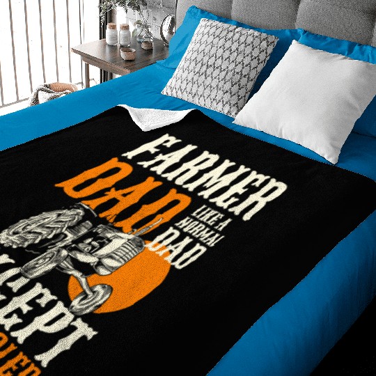 Farmer Yard Farmer Agriculture Baby Blankets