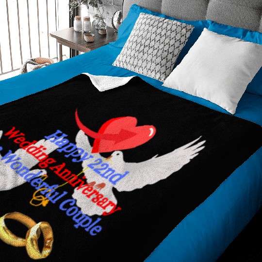 Happy 22nd Wedding anniversary to a wonderful Baby Blankets