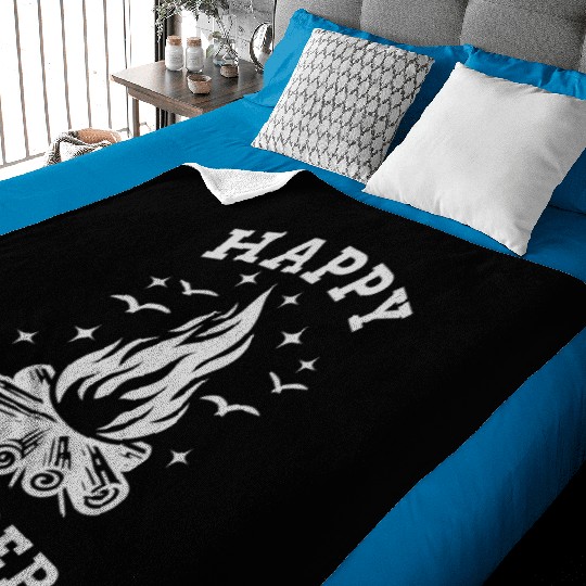 Happy Camper - Camping Baby Blankets