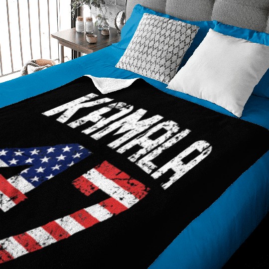 Kamala 47 Kamala Harris for President 2024 America Baby Blankets