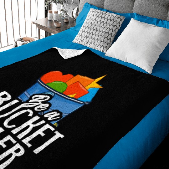 School Counselor Be A Bucket Baby Blankets