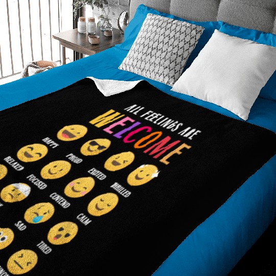 School Counselor All Feelings Are Baby Blankets