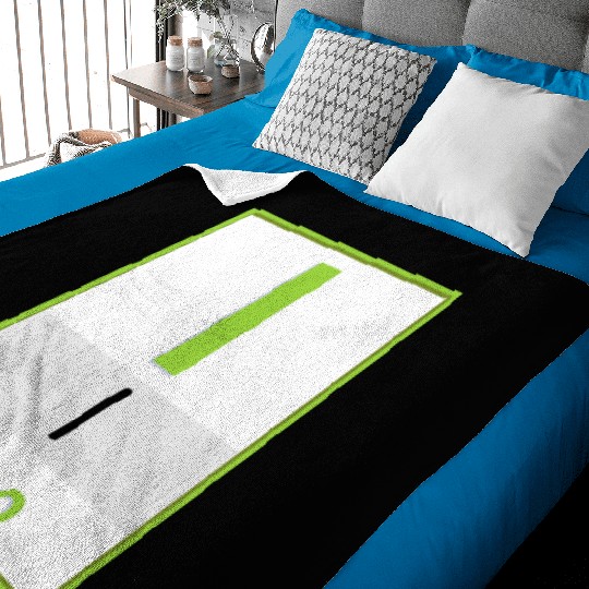 Spanish numbers Uno Baby Blankets