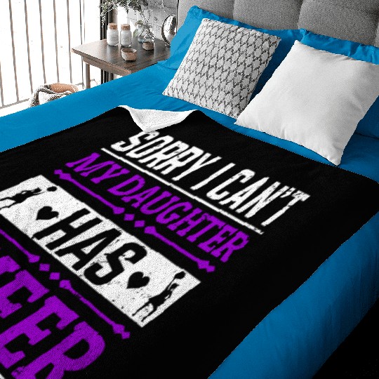 My Daughter Cheer Mom Cheerleading Mother's Day Baby Blankets