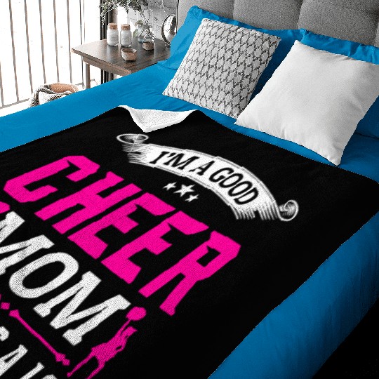 A Good Cheer Mom Cheerleading Mommy Mother's Day Baby Blankets