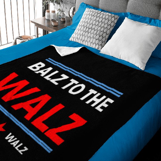 Balz to the Walz | Tim Walz & Kamala Harris Baby Blankets