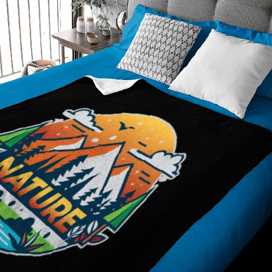 Adventure and Nature: Design for Brave Explorers Baby Blankets