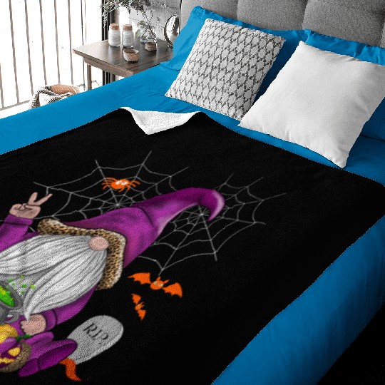 Halloween Gnomes, Happy Halloween Baby Blankets