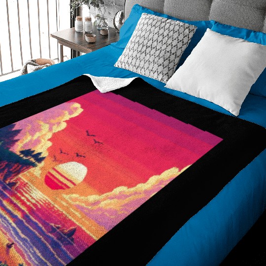 sunset Baby Blankets