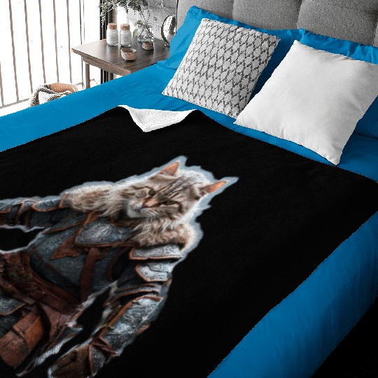 VIking cat Valhalla calling Baby Blankets