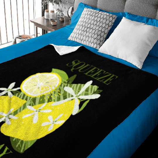 Citrus Lover Squeeze the day Baby Blankets