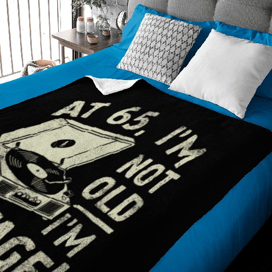 65th Birthday Baby Blankets for him