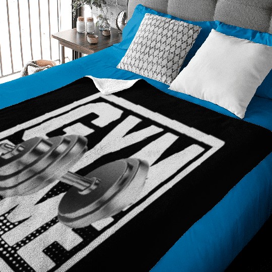 'Gym Time' Fitness Motivation GD Baby Blankets