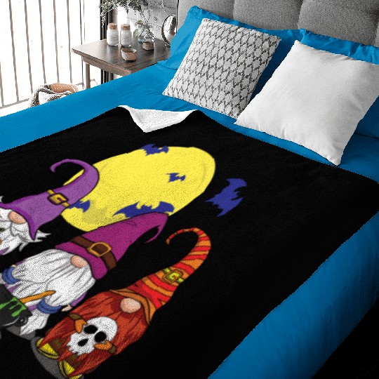 Halloween Gnomes Cute Creepy Halloween Baby Blankets