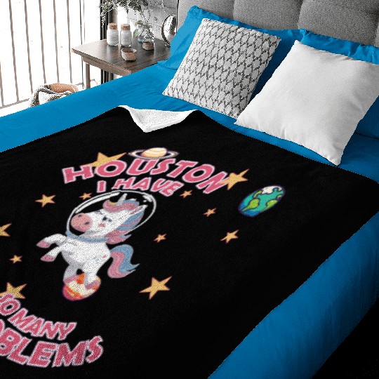 Houston I Have So Many Problem Baby Blankets
