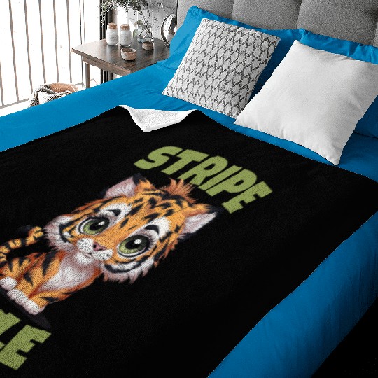 Cute Tiger Stripe Style Baby Blankets