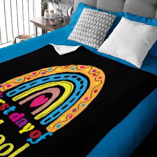 first day of school Baby Blankets