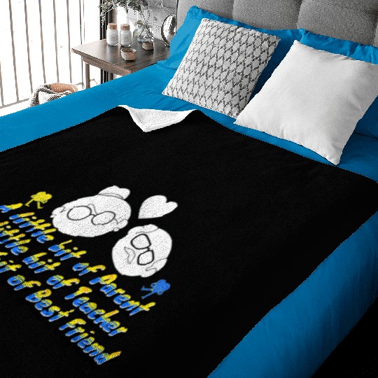 Grandparents Day Love Happy Grandparents Day Baby Blankets