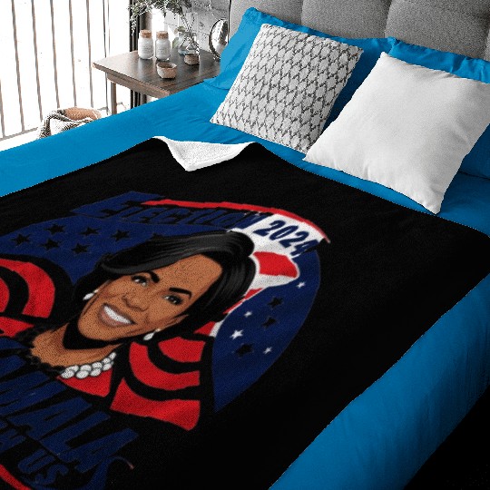 Baby Blankets design kamala, election 2024