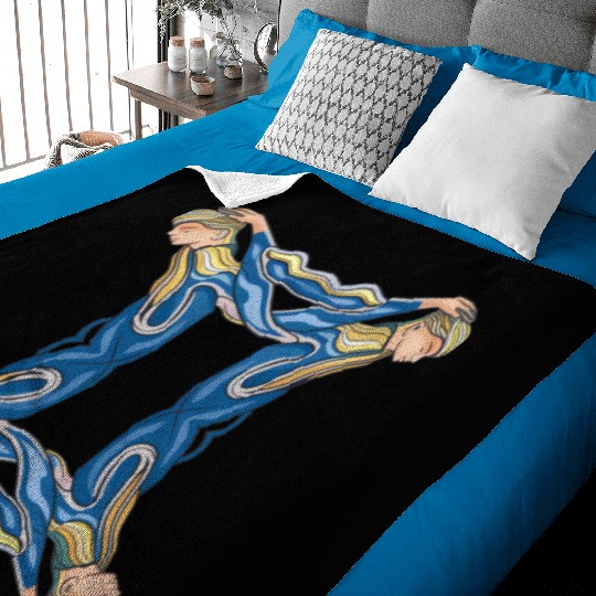 Gemini Quadruplet Unique Design Baby Blankets