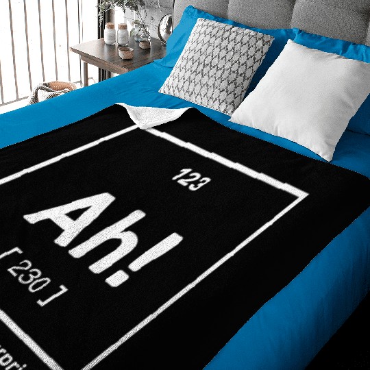 The Element of Surprise - Clever Chemistry Design Baby Blankets