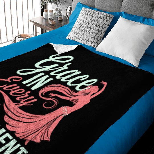 Tribal Fusion Rhythmic Dance Art For Belly Dance Baby Blankets