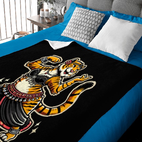 Tribal Fusion Rhythmic Dance Art For Belly Dance Baby Blankets