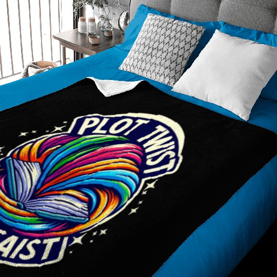 Plot Twist Enthusiast ,Creative Writing Wear Baby Blankets