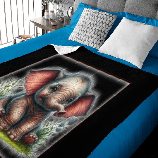 Cute baby animals Baby Blankets