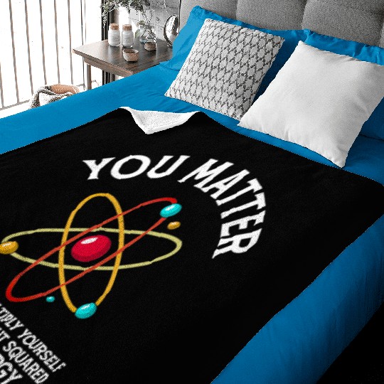 Retro Chemistry Science You Matter You Energy Baby Blankets