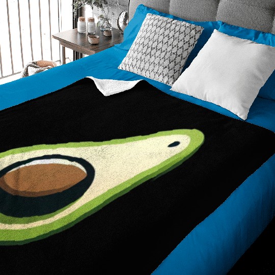 Avocado minimalist avocados design food art 5 Baby Blankets