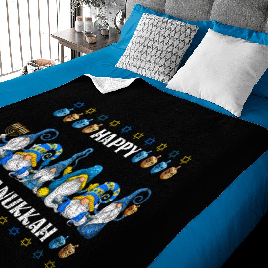 "Hanukkah Gnome" Wishing You a Happy Hanukkah Baby Blankets