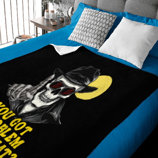 You Got A Problem With That Halloween Baby Blankets